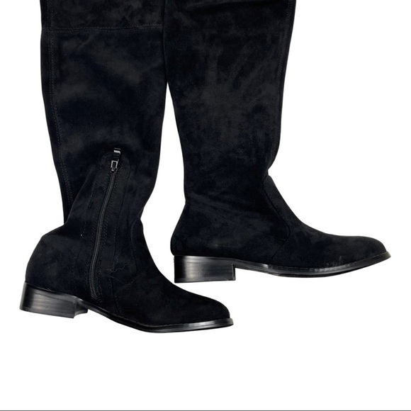 Very Volatile Textile Over The Knee Boots NWOB - Picture 5 of 10